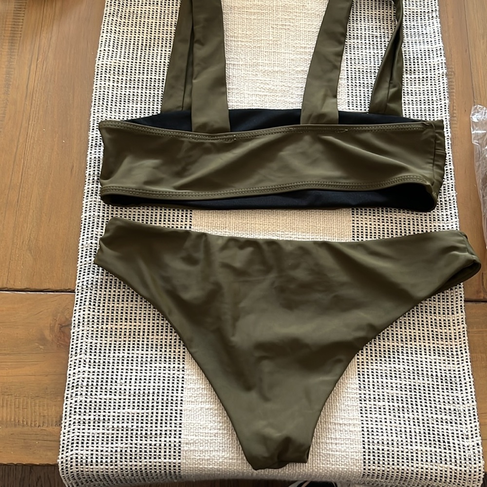 Olive green size Small bikini - Picture 2 of 2